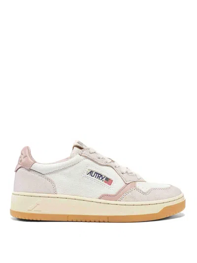 Autry Leather Medalist Sneakers In Pink