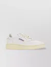 Autry White Leather Light Blue Medalist Sneakers In White