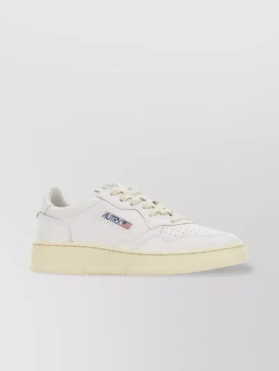 AUTRY LEATHER MEDALIST SNEAKERS WITH PADDED ANKLE
