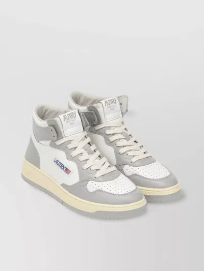 Autry Leather Mid-top Sneakers Contrast Sole