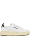 Autry Leather-panelled Low-top Sneakers In White