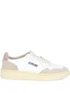 Autry Medalist Leather-panelled Sneakers In White
