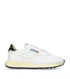Autry Reelwind Leather Sneakers In White