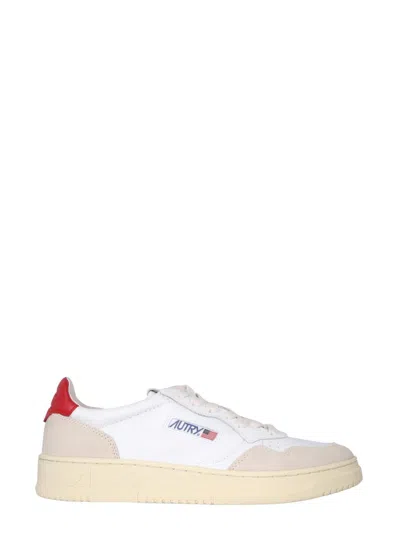 Autry Leather Sneaker In White