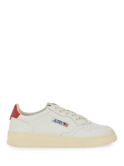 Autry Leather Sneaker In White