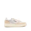 Autry Low Platform Sole Suede Sneakers In Neutral
