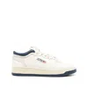 Autry Sneakers Med-way Mid In White And Blue Leather In Multi