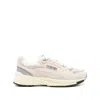 Autry Hyperway Low Sandand Silver Mesh And Suede Sneakers In Multi