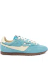 Autry 'windspin Low' Light-blue Sneaker With Logo On The Side And On The Heel In Suede Woman In Blue