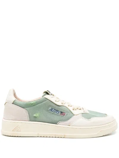 Autry Leather Sneakers In Green