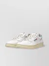 Autry Leather Sneakers Low-top Silhouette Perforated Toe In White