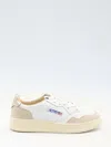 Autry Medalist Low Leather Low-top Sneakers With Suede Inserts