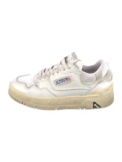 Pre-owned Autry Leather Sneakers In Multi