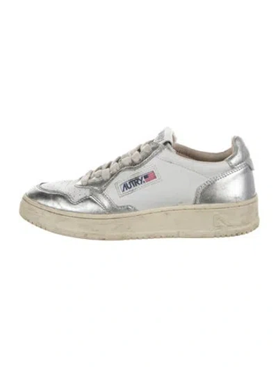 Pre-owned Autry Leather Sneakers In Multicolor