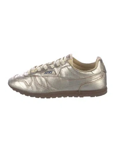 Pre-owned Autry Leather Sneakers In Multicolor