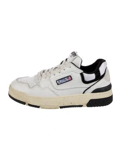 Pre-owned Autry Leather Sneakers In Neutral