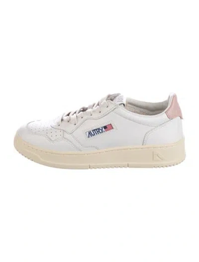 Pre-owned Autry Leather Sneakers In Neutral