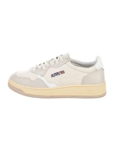 Pre-owned Autry Leather Sneakers In Neutral