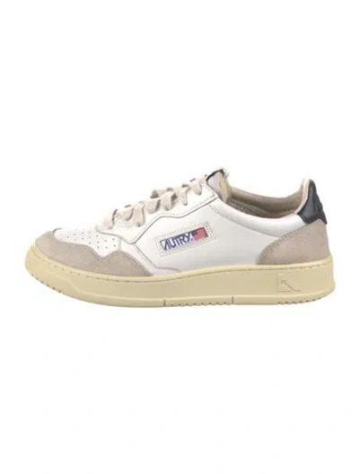 Pre-owned Autry Leather Sneakers In Neutrals