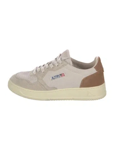 Pre-owned Autry Leather Sneakers In Neutrals