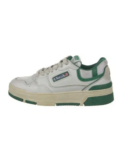 Pre-owned Autry Leather Sneakers In Neutrals