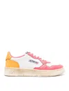 Autry Women's Medalist Super Vintage Low Sneakers In Marigold In Pink