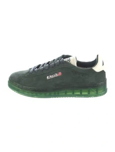 Pre-owned Autry Leather Sneakers W/ Tags In Green