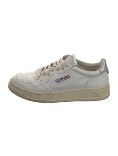 Pre-owned Autry Leather Sneakers In White