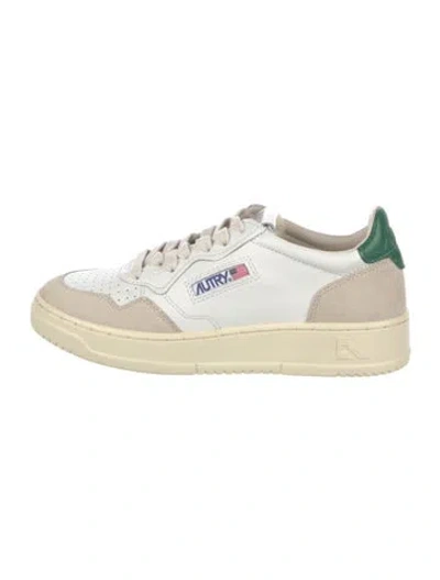 Pre-owned Autry Leather Sneakers In White