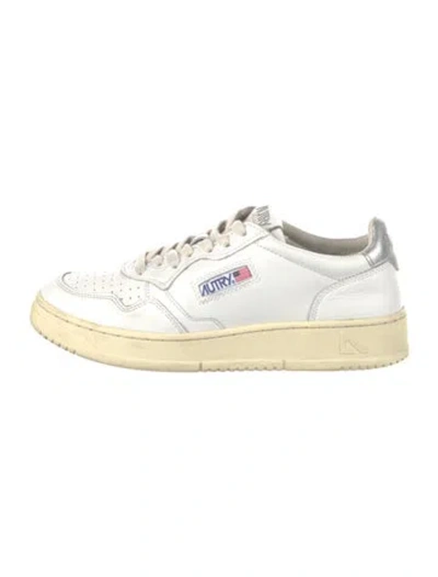 Pre-owned Autry Leather Sneakers In White