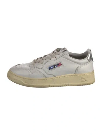 Pre-owned Autry Leather Sneakers In White