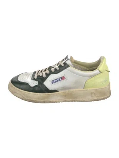 Pre-owned Autry Leather Sneakers In White