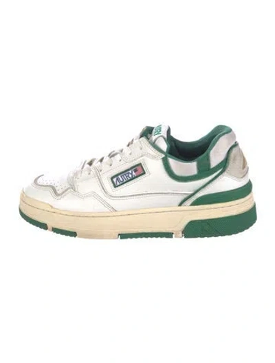 Pre-owned Autry Leather Sneakers In White