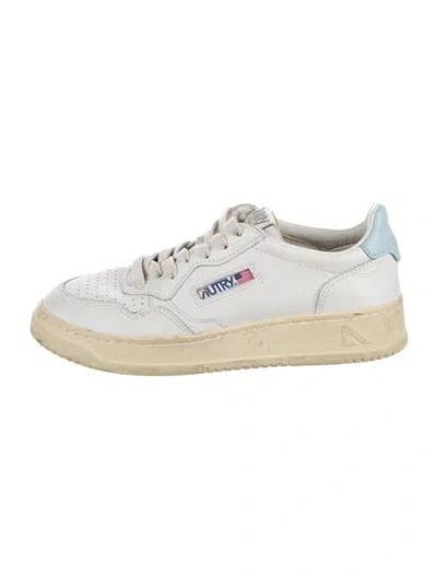 Pre-owned Autry Leather Sneakers In White