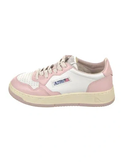 Pre-owned Autry Leather Sneakers In White