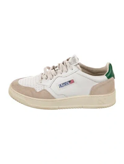 Pre-owned Autry Leather Sneakers In White