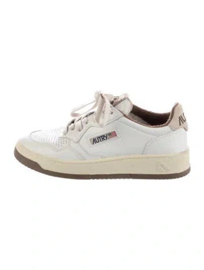 Pre-owned Autry Leather Sneakers In White