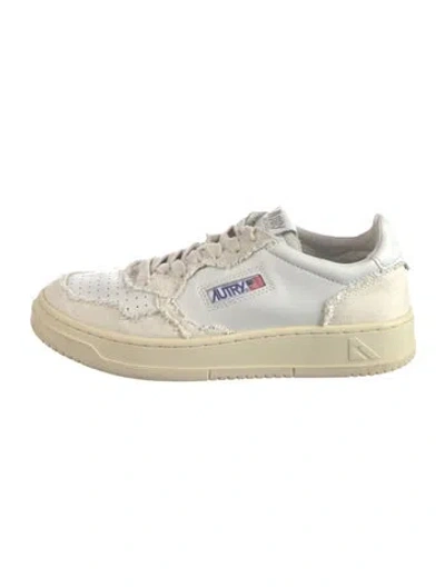Pre-owned Autry Leather Sneakers In White