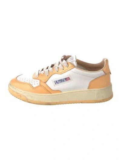 Pre-owned Autry Leather Sneakers In White