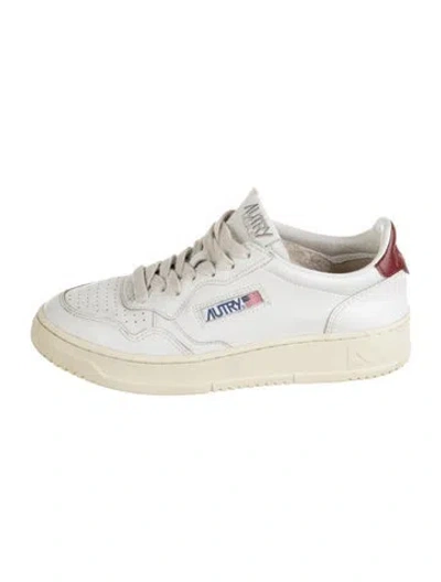 Pre-owned Autry Leather Sneakers In White