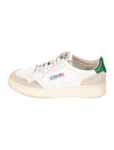 Pre-owned Autry Leather Sneakers In White