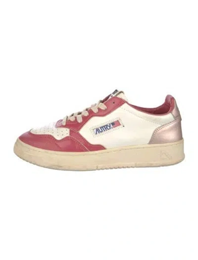Pre-owned Autry Leather Sneakers In White