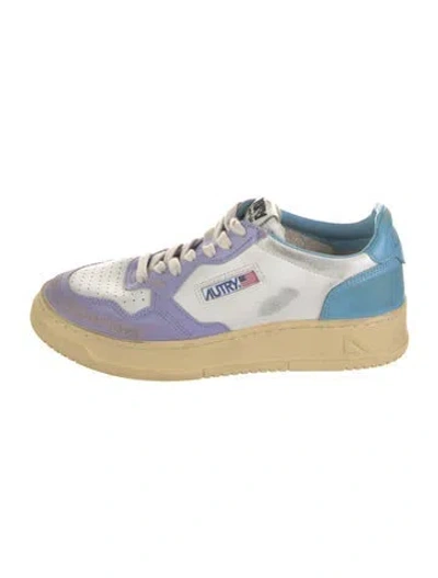 Pre-owned Autry Leather Sneakers In White