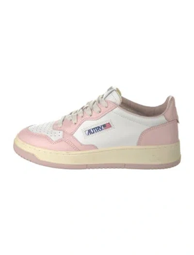 Pre-owned Autry Leather Sneakers In White