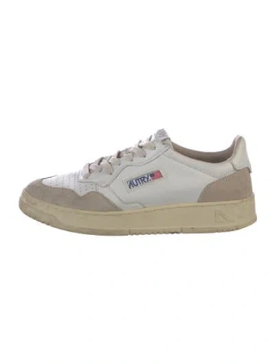 Pre-owned Autry Leather Sneakers In White