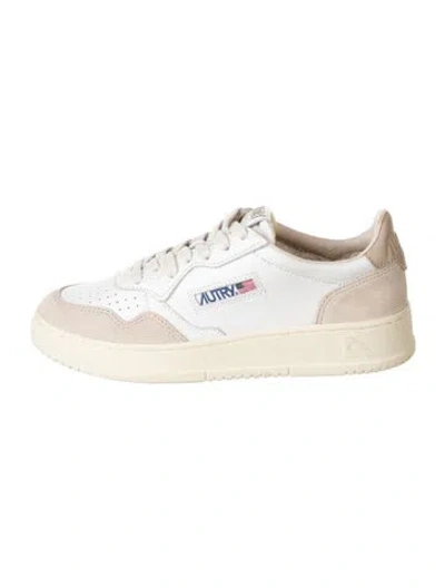 Pre-owned Autry Leather Sneakers In White