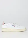 Autry Medalist Low Leat Leat Wht Pink In White