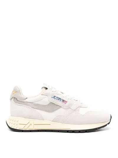 Autry Leather Trainers In White