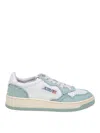Autry Medalist Low Leather Sneakers In White