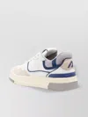 Autry Leather Sneakers With Almond Toe Shape